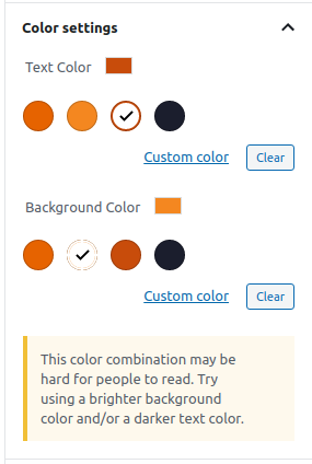 Custom Color Palette for Gutenberg - Foxtrot Media, Inc.